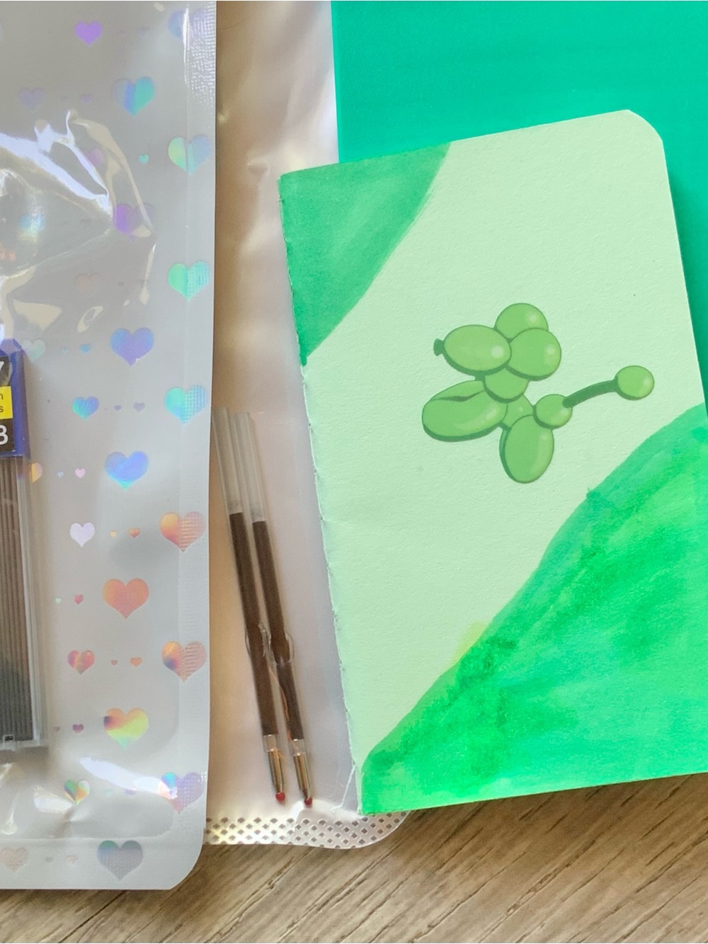 NEW📚 Homemade Crafted Beaded Pen & Pencil Stationery Set OS - Picture 4 of 5